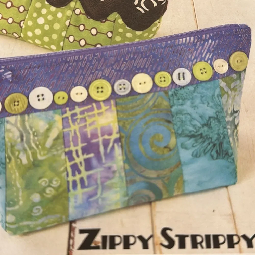 Atkinson Designs Zippy Strippy Bag Patterns for Sewing